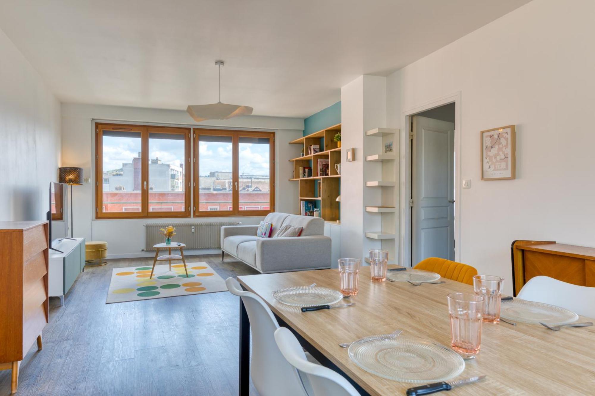 Juliette : *Logement Avec Balcon* Apartment Rouen Exterior photo